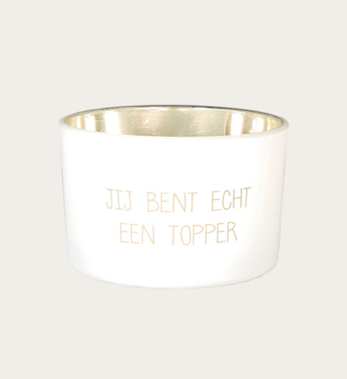 My Flame Geurkaars Jij Bent Een Topper