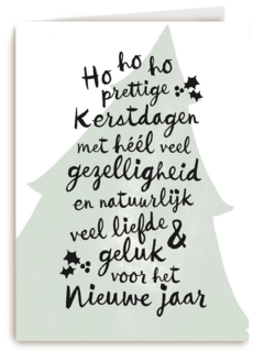 kerstboom tekst hip
