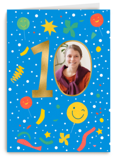 Gefeliciteerd 10 jaar fotokaart