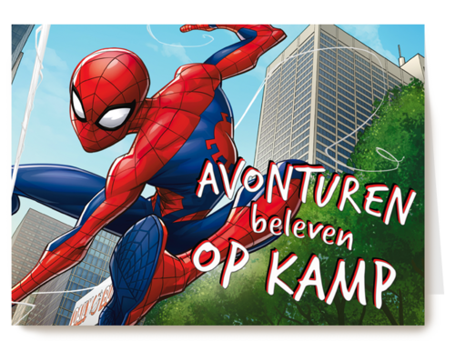 Avonturen beleven op kamp met Spiderman