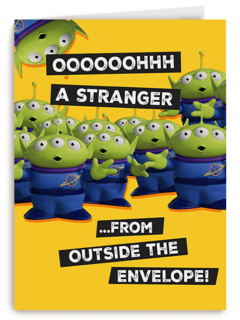 Toy Story Stranger outside