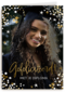 Geslaagd Gefeliciteerd Sparkle Fotokaart