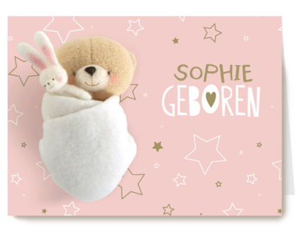 Een kleine meid geboren