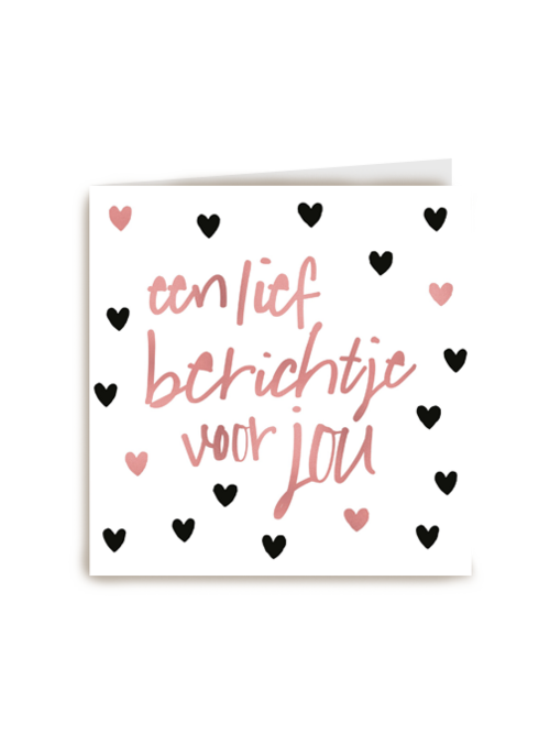 hartjes een lief berichtje voor jou powervrouw