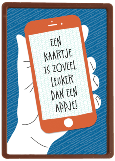 Verjaardagskaart zoveel leuker dan een appje