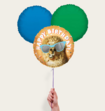 Ballonnentros  Happy Birthday Lama Oranje