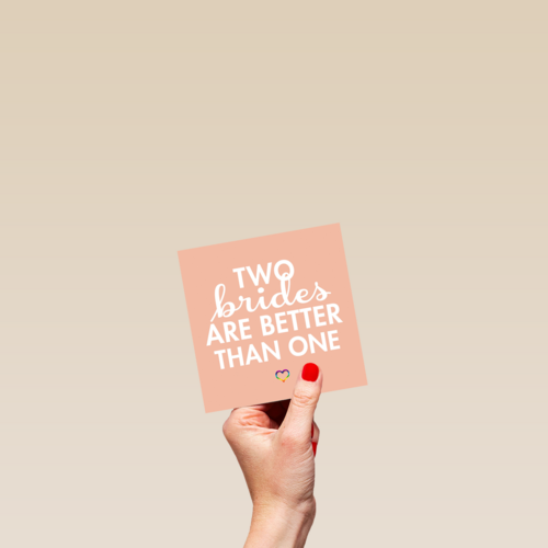 two brides are better than one