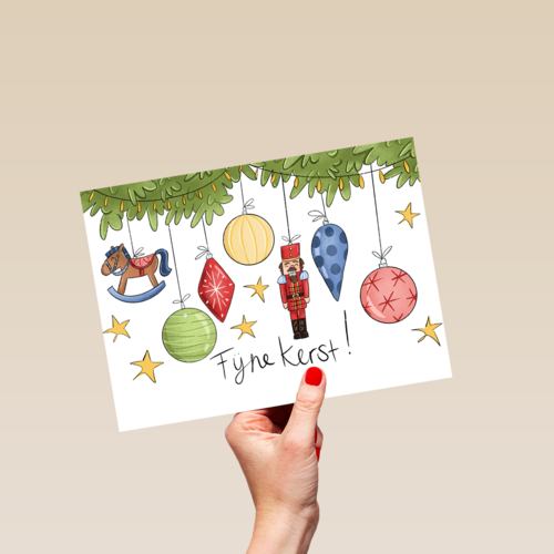 Kerstkaart Matia Studio Hobbelpaard