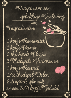 recept voor een gelukkige verloving