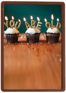 Verjaardagskaart grappig you are old