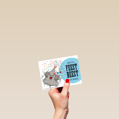funny mail hallo feest beest