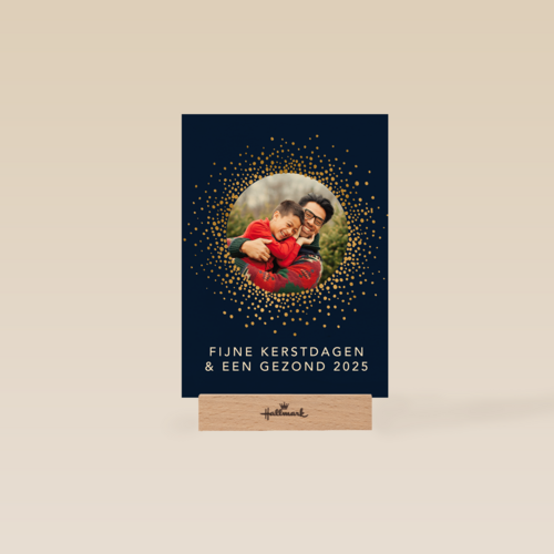 Fotokaart kerst gezond nieuwjaar 2025