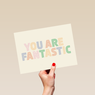 Complimentkaart you are fantastic
