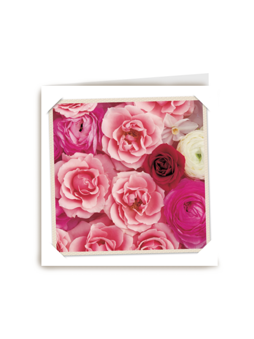 Kaart Hallmark | Felicitatie Huwelijk Huwelijksjubileum | Flash Bloemen Roze