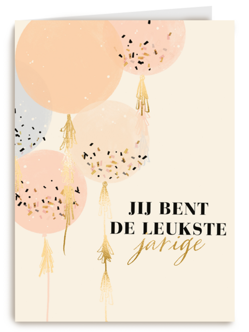 Verjaardagskaart Hallmark | Verjaardag Kaart Stijlvol Jij Bent De Leukste Jarige