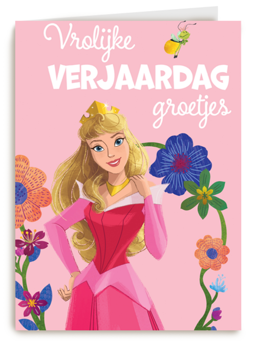 Disney vrolijke verjaardagsgroetjes Doornroosje