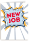 nieuwe baan kaart new job