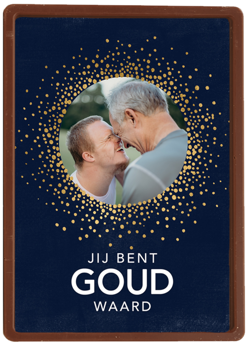 vaderdag fotokaart jij bent goud waard