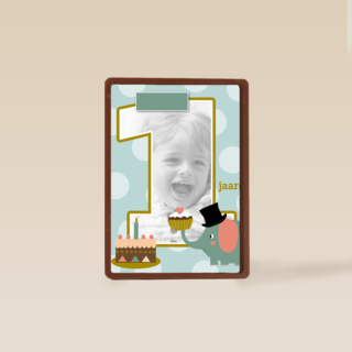 hoera een jaar kids jongen