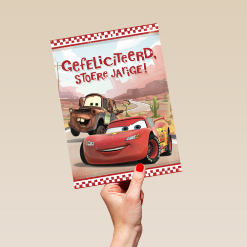 disney cars gefeliciteerd stoere jarige