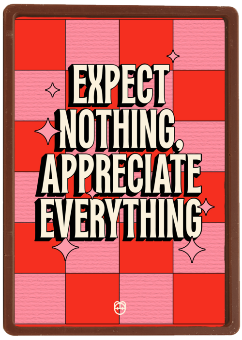 Kaart | Hallmark | Verjaardag | Expect Nothing Appreciate Everything Guts Gusto