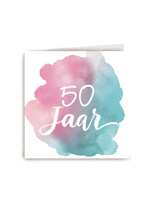 watercolor 50 jaar