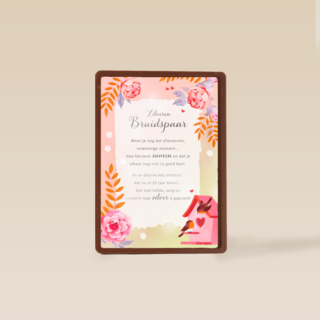 Huwelijksjubileum Zilveren bruidspaar More than Words