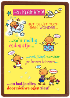 een kleinkind blijft een wonder