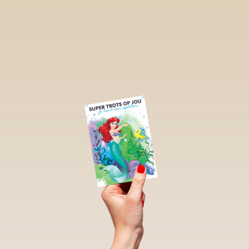 prinses kaart disney super trots op jou ariel botje
