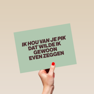 Ik hou van je pik andc