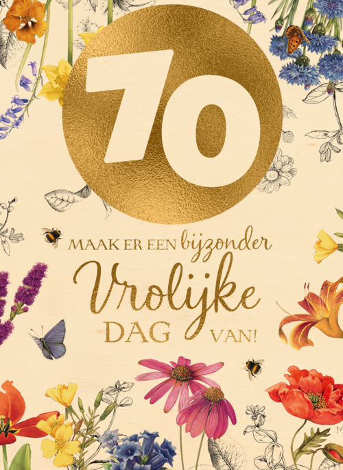 een vrolijke verjaardagskaart van marjolein bastin