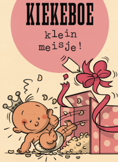 funny mail kiekeboe kleine meisje