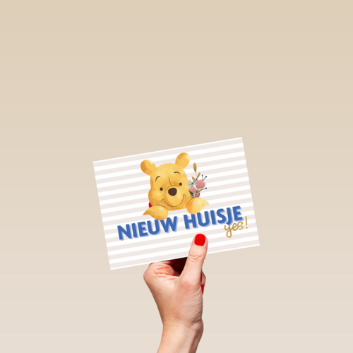 Winnie de Poeh nieuw huisje yes