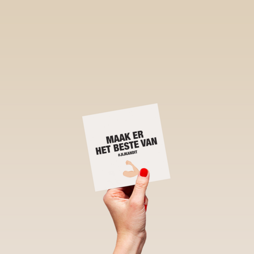 beterschap kaart maak er het beste van