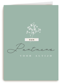 partners voor altijd met deze mooie kaart