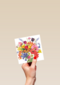 Kaart flowers by Marjolein Bastin Boeket bloemen blanco