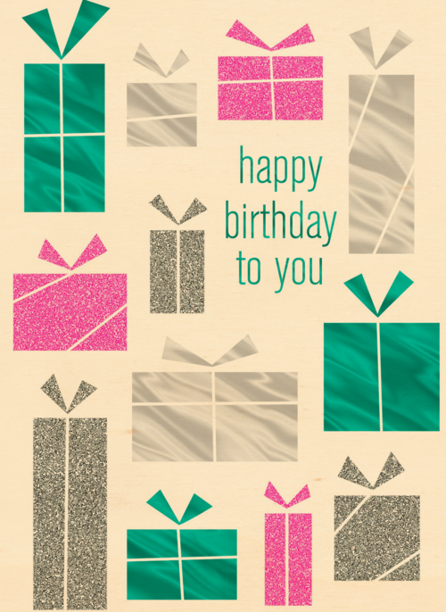 happy birthday to you cadeautjes kaart