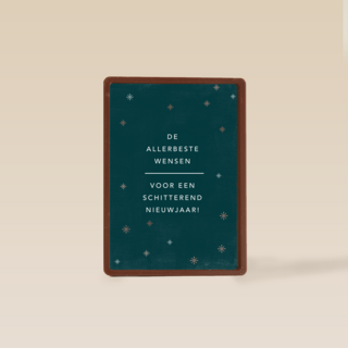 nieuwjaarskaart zakelijk voor een schitterend nieuwjaar