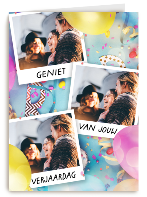 verjaardag kaart foto geniet van jouw verjaardag