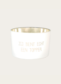 My Flame Geurkaars Jij Bent Een Topper
