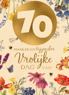 een vrolijke verjaardagskaart van marjolein bastin