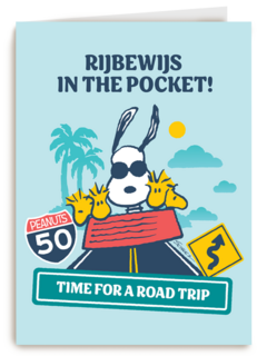 Rijbewijs in de pocket Peanuts