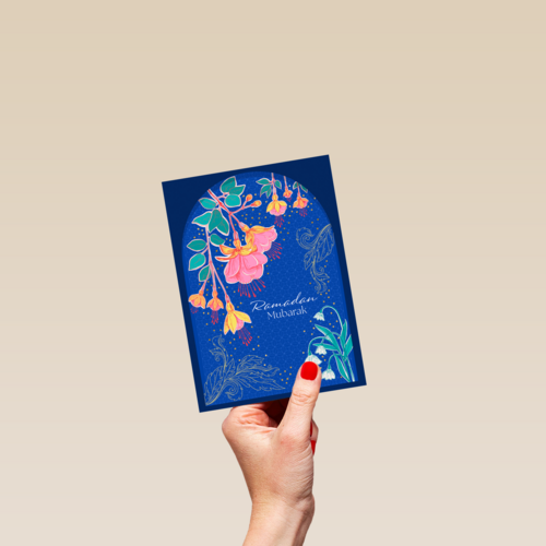 Ramadan Mubarak   blauw