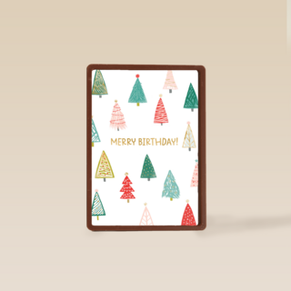 Kerstkaart Speciale momenten Kerst verjaardag Merry birthday