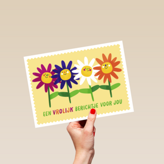 Kinderpostzegels Vrolijk Bericht voor jou