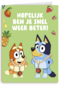 Bluey Bingo Hopelijk ben je snel weer beter