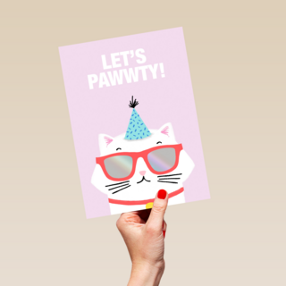 Uitnodiging verjaardagsfeest Lets pawwty