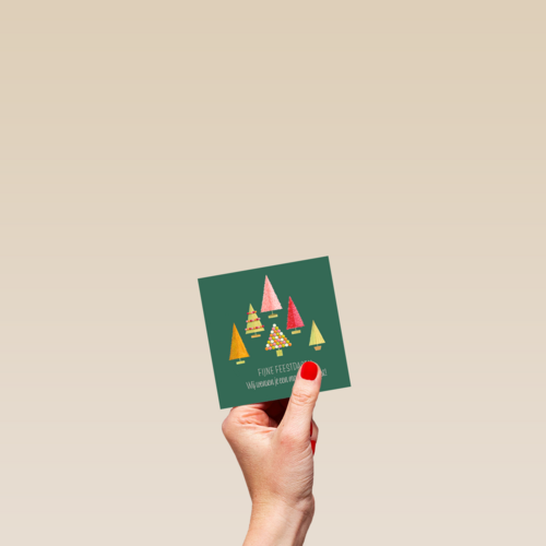 Kerstkaart een magische Kerst