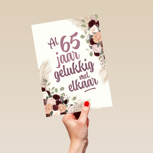 Al 65 jaar gelukkig met elkaar