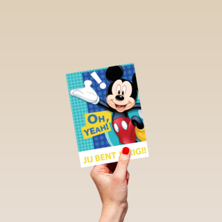 oh yeah jij bent jarig met mickey